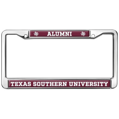 Texas Southern University Alumni Logo Full Size Standard License Plate Metal Frame