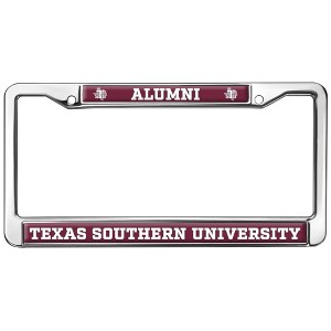 Texas Southern University Alumni Logo Full Size Standard License Plate Metal Frame - 1 of 4