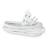 STANLEY Cord Max 3-Outlet Polarized 2-Prong Indoor Extension Cord With Sliding Safety Covers - Pack of 3 - White - 2 of 2