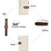 FATMOON Women’s RFID Blocking Trifold Wallet - Stylish Vegan Leather Purse with Large Capacity & Zipper Coin Pocket for Travel Everyday Use - 4 of 4