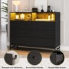 Dresser for Bedroom, 6 Drawer Dresser , Modern Large Capacity Storage Cabinet - 4 of 4