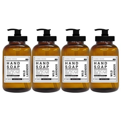 Sienna House Plastic Hand Soaps - 4pk