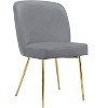 Ren Home Trina Dining Chairs with Gold Legs - 3 of 4