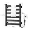 Yeego 6 Bars Wall Mounted Towel Bar Warmer Drying Rack with Control Panel - 2 of 4