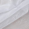RT Designers Collection Pearl Emb Metallic Doily Rod Pocket Room Darkening Window Curtains for Bedroom 54" x 95" White - 4 of 4
