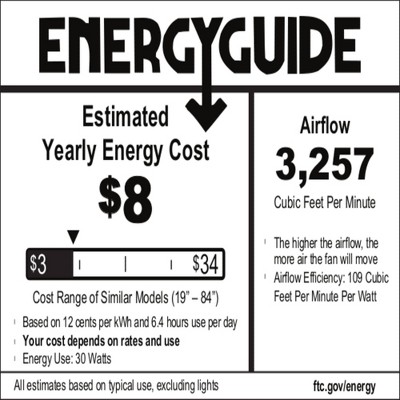 Matte Silver 52" Hartland Low Profile Ceiling Fan with LED Light