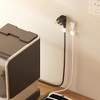 ChicFurnit 8 PCS Cable Clips 1s Lock Adhesive Cord Holder Organizer for Nightstand, Desk Cable Management Clips, Charger Wire Cord Organizer Keeper - 2 of 4