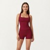 Anna-Kaci Active Women's High Waist Stretch Fit Athletic Shorts with Smooth Seam Detailing and Supportive Fabric - 2 of 4