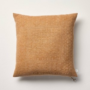 18"x18" Embroidered Toss Pillow - Hearth & Hand™ with Magnolia - 1 of 4
