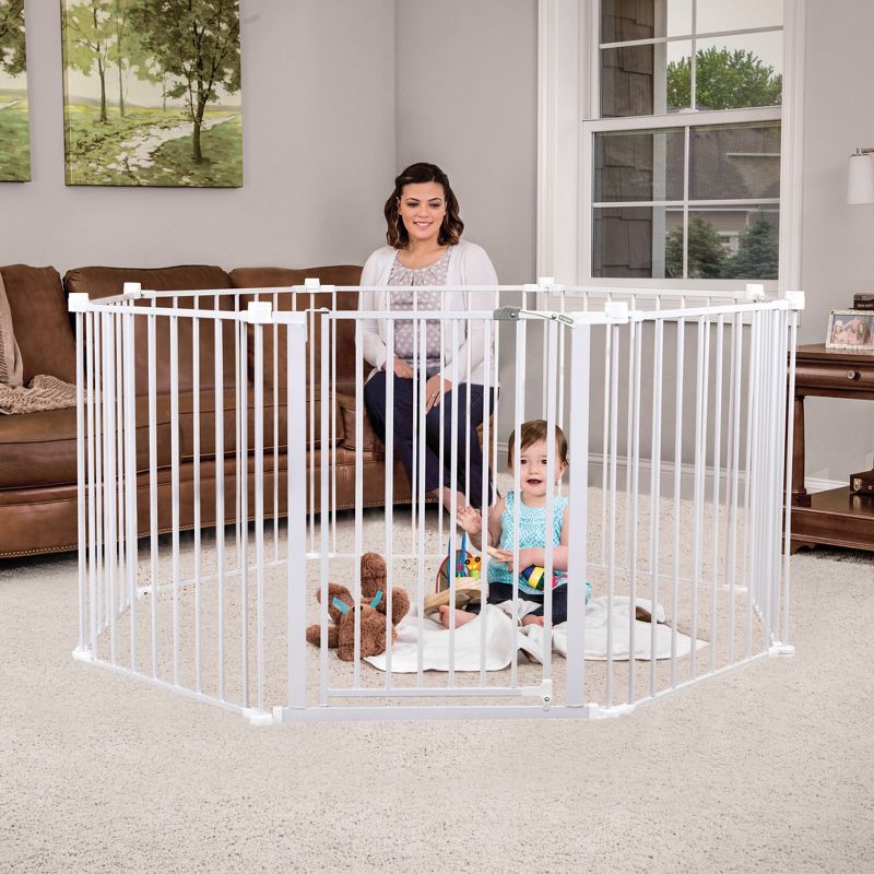 Regalo 4-in-1 Super Wide Baby Gate and PlayYard, 3 of 8