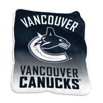 Vancouver Canucks Raschel Throw Blanket