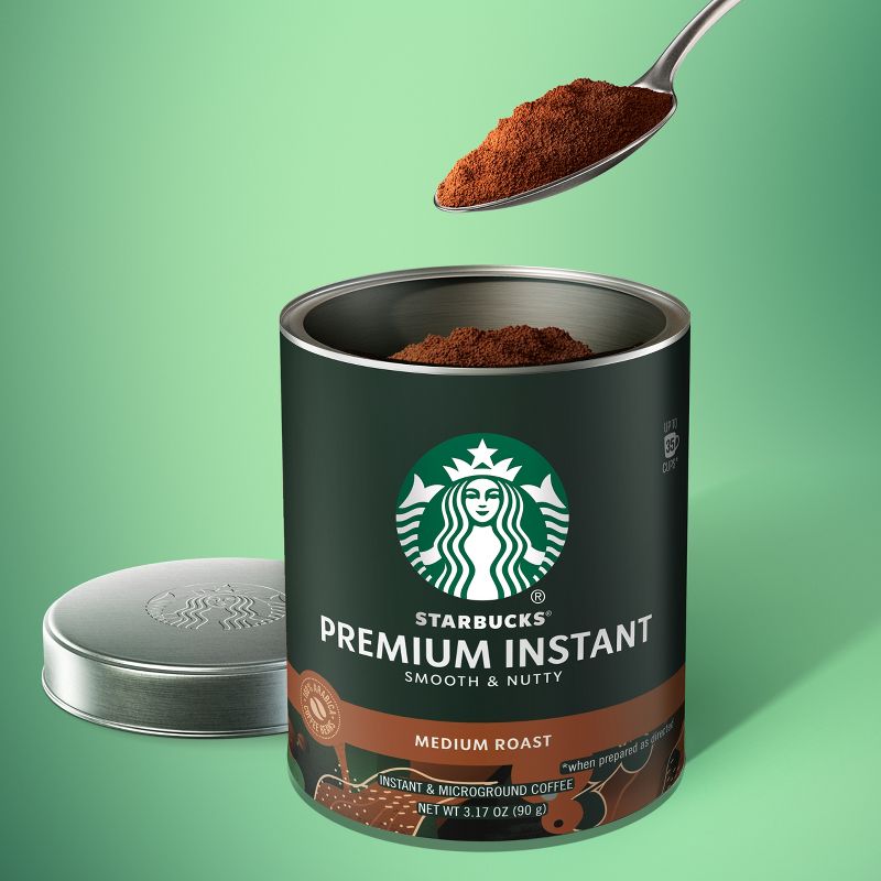 Starbucks Medium Roast Premium Instant Coffee - 3.17oz, 6 of 11