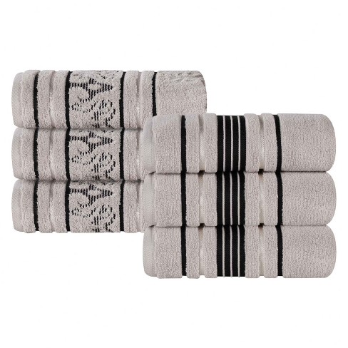 CANNON Low Twist 100 % cotton 6-Piece Towel Set, 550 GSM, Highly