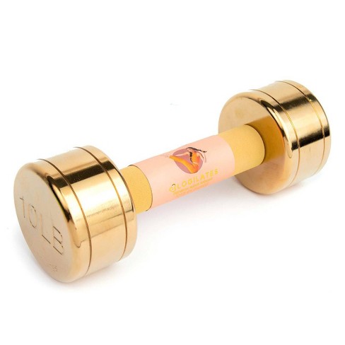 Blogilates Dumbbell - Gold 8lbs  Dumbbell, Blogilates, Hand weights