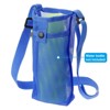 Unique Bargains Mesh Portable Adjustable Strap Water Bottle Bag for Sports - 3 of 4