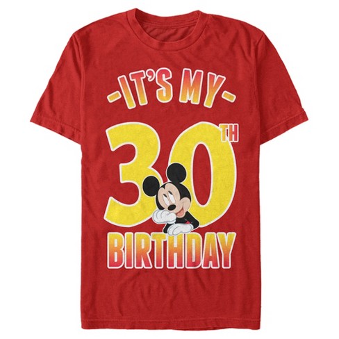 Men's Mickey & Friends It's My 30th Birthday T-Shirt - image 1 of 4