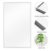 Dovelina Modern Metal Frame Rectangle Decorative Wall Mirror - 3 of 4