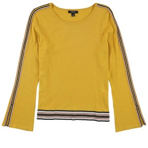 Alfani Womens Striped Bell Sleeve Pullover Sweater - 1 of 1