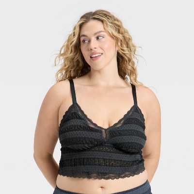 Women's Bubble Lace Cropped Cami - Wild Fable™