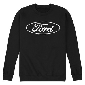 Men's - Ford - White Circle Logo Graphic Fleece Sweatshirt - 1 of 4