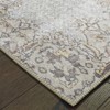 Scarlett Traditional Medallion Area Rug Gray/Gold - Captiv8e Designs - 3 of 4