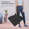 Foldable Crash Mat, Pole Padding with Carrying Handles and EPE Foam for Dance Training and Exercise - 4 of 4