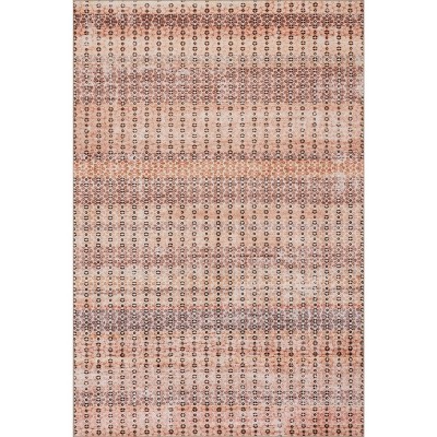 Padma Lakshmi x Rugs USA - Feline Dotted Stripe Washable Area Rug