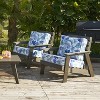 ARTPLAN Deep Seat Outdoor Cushion,Set 24"x24"x6" ,18x24" Bench Outdoor Chair Cushions, Polyester Fill Back for Patio Furniture ,Square - 3 of 4