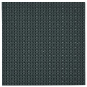 Strictly Briks Large Classic Stackable Baseplates, For Building Bricks, Bases, Gray, 1 Piece, 10x10 Inches - 1 of 4