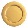 Smarty Had A Party 13" Gold Round Disposable Paper Charger Plates (120 Plates) - 2 of 4