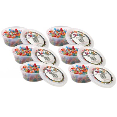 Hygloss Bucket O� Beads, Faceted, 8 mm, 450 Per Pack, 6 Packs