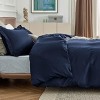 3 pieces Duvet Cover Soft Double Brushed Bedding Set for Kids & Adults Zipper Closure - 4 of 4