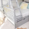 Plank+Beam Solid Wood Twin over Full Bunk Bed with Storage Trundle for Adults/Kids - 3 of 4