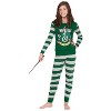 Harry Potter Kids Cotton Tight Fit Crest Pajamas All 4 Hogwarts Houses Available - 4 of 4