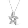 Haus of Brilliance Silver Diamond Accent Starfish Pendant Necklace - 4 of 4