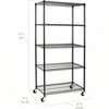 UltraDurable Heavy Duty NSF Solid Steel Wire Rack Storage Unit Black 5 - Tier Shelving 36 inchx 18 inch Garage Warehouse - 4 of 4
