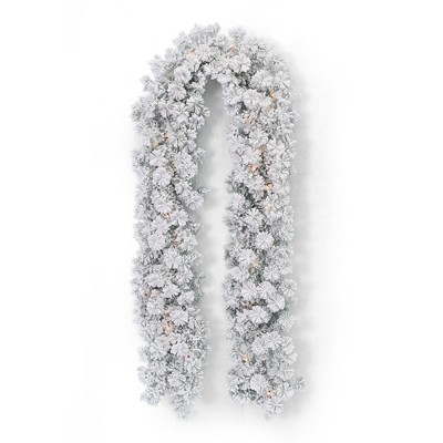 Christmas Flocked Winter Fir Garland