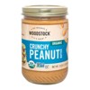 Woodstock Organic Crunchy Peanut Butter - Case of 12/16 oz - 2 of 4