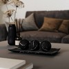 Creative Scents Matte Black Home Decor Tray and Orb Set - 2 of 4