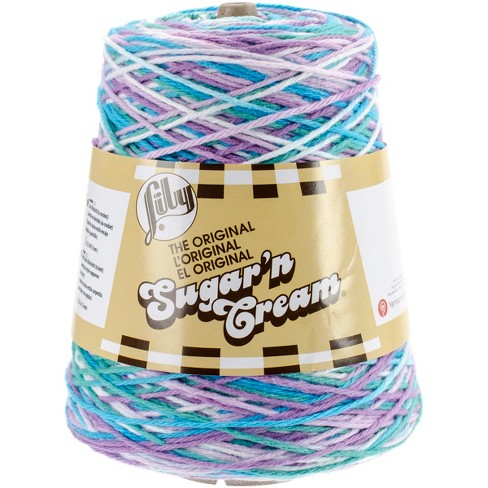Lily Sugar'n Cream Yarn - Cones-beach Ball Blue : Target