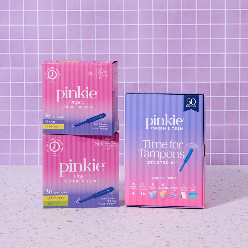 Pinkie Organic Tampons Collection