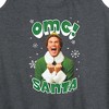 Women's - ELF - Christmas Omg Santa Graphic Racerback Tank - 2 of 4