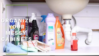 Chrome 2-Tier Under Sink Pull-Out Organizer
