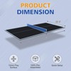 SEVOBAL Table Tennis Accessories 6ft Ping Pong Conversion Top Foldable Portable with Solo Play Option for Indoor Games, Black, 35"*19"*3.1" - 4 of 4