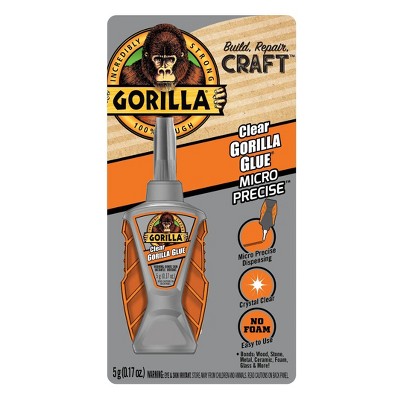 Gorilla 0.17fl oz 5.5g Micro Precise Super Glue Clear