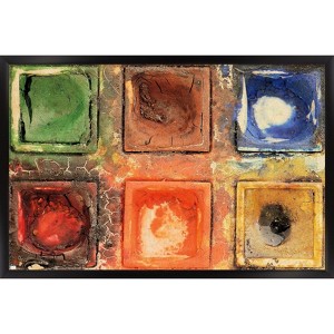 Trends International Tom Quartermaine - Lovely Old and Used Paints Framed Wall Poster Prints - 1 of 4