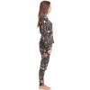 Just Love Women's Tie Dye Two Piece Thermal Pajama Set - Waffle PJ Set - 2 of 3