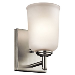 Kichler Lighting Shailene 1 - Light Sconce in  Brushed Nickel - 1 of 4