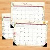 Willow Creek Press Botanical Garden 2025 22"x17" Large Monthly Deskpad: Art Stationery, Paper, January-December, Blue - 2 of 4