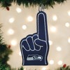 Old World Christmas Blown Glass Ornament for Christmas Tree, Seattle Seahawks Foam Finger - 2 of 4